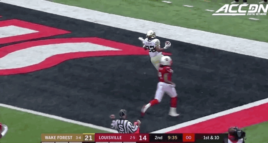 Wake Forest's Matt Colburn Runs All Over Louisville, Who Pulled His Scholarship In 2015