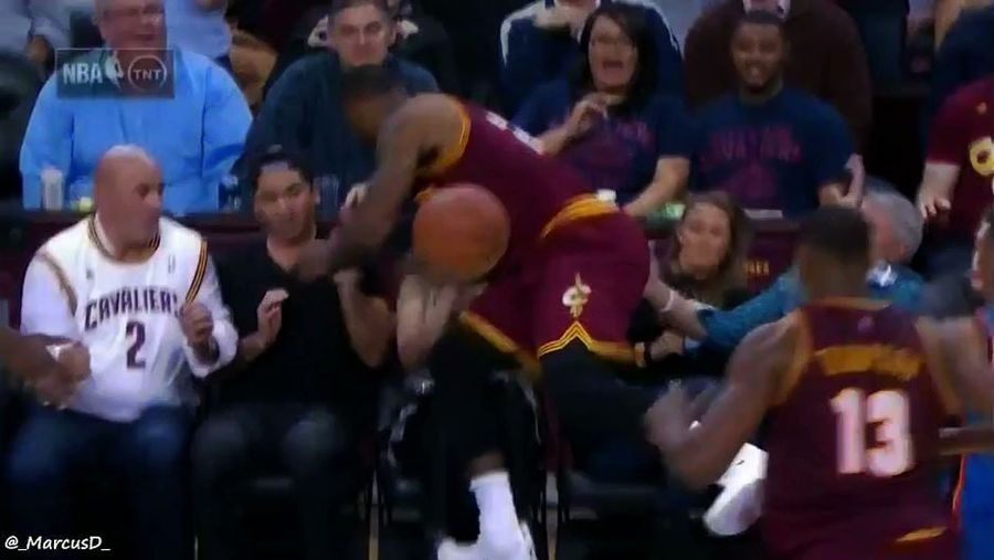 Jason Day's Wife Leaves Arena On Stretcher After LeBron Crashes Into Her