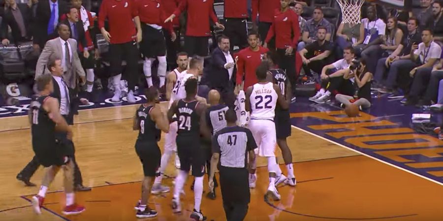 C.J. McCollum Suspended One Game For Walking A Little Bit