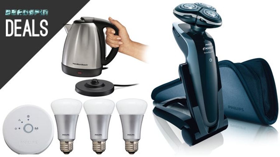 Deals: Top Shelf Electric Shaver, A Brain for Your House, Philips Hue