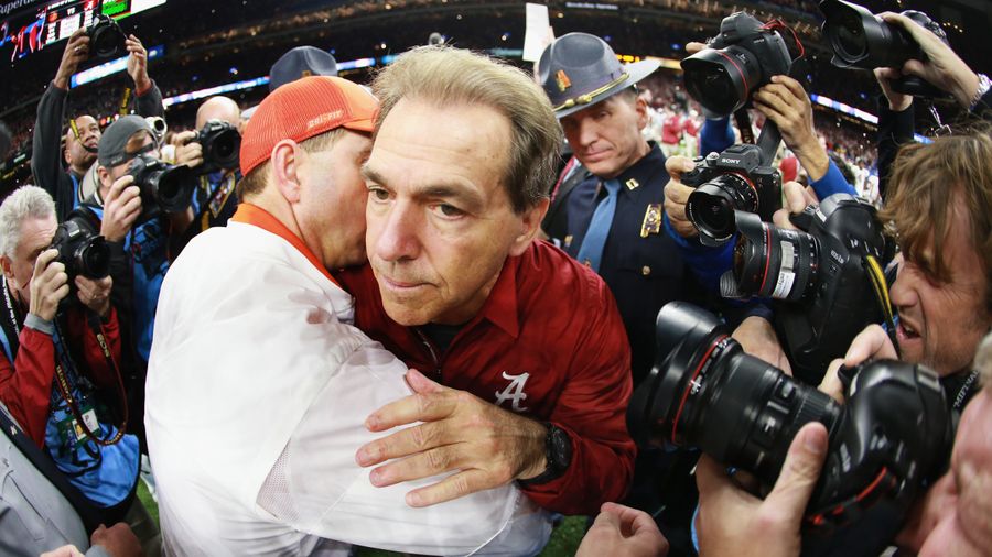Nick Saban Found Something To Grump About