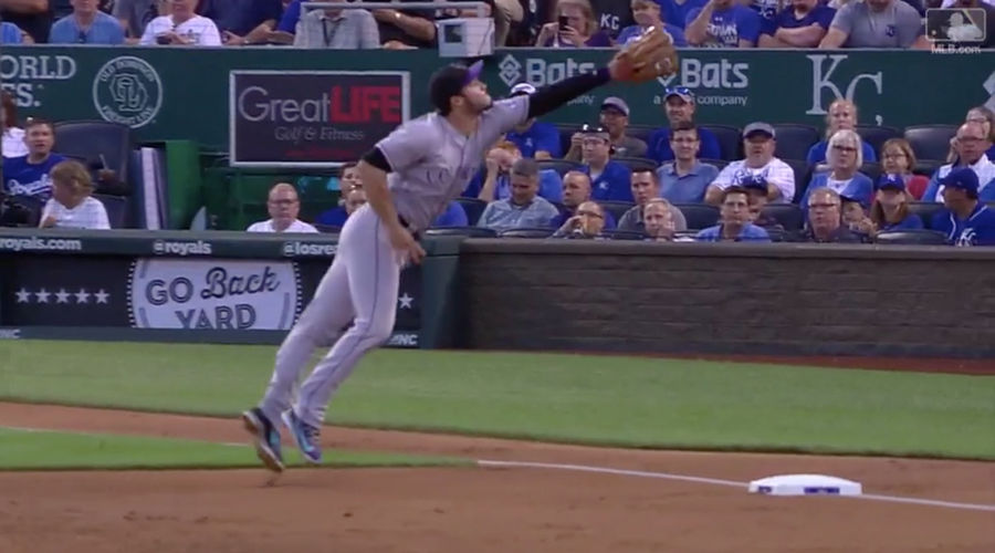 Great Googly Moogly, Nolan Arenado Made One Hell Of A Play On This Chopper