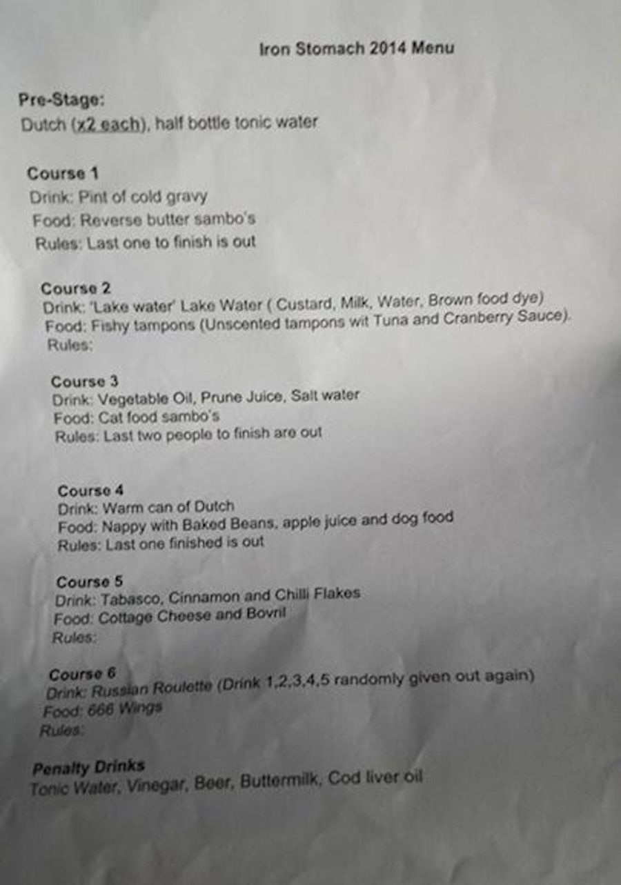 A List Of Gross Shit Ingested By That Bro Who Fell Into His Own Puke