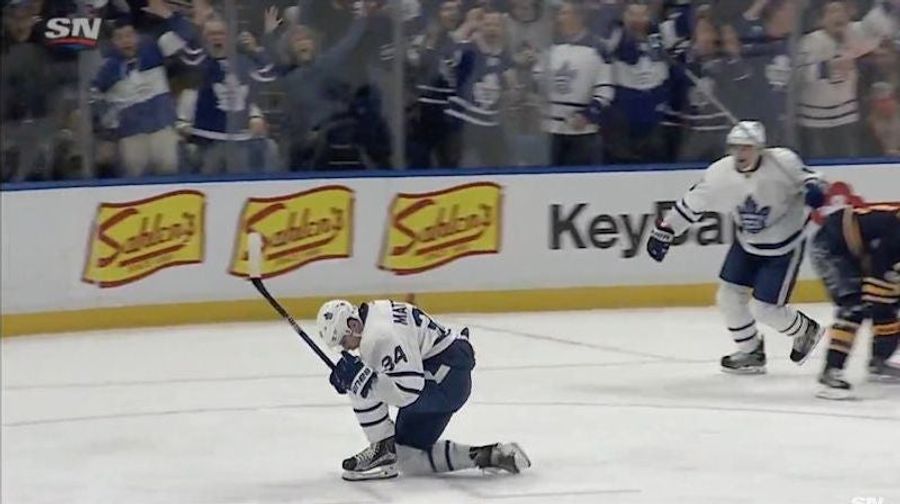 Maple Leafs Go Crazy, Score Three Goals In 43 Seconds