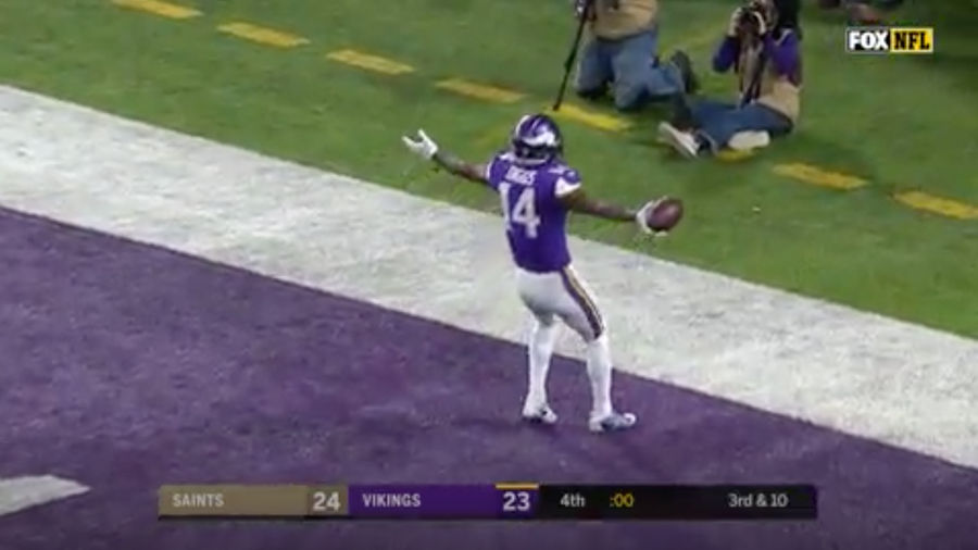 Vikings Miraculously Don&#39;t Blow It, Thanks To Incredible Last-Second Touchdown<em></em>