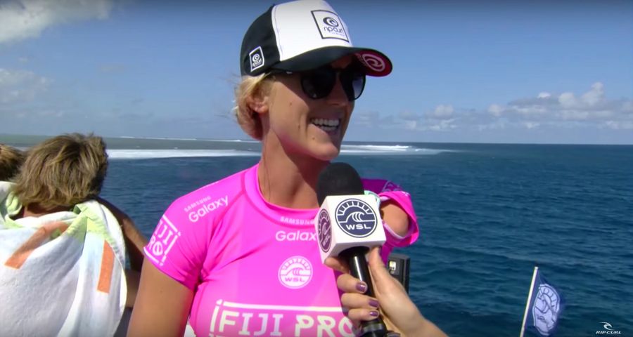 Surfer Whose Arm Was Bitten Off By A Shark Surfs On The Head Of The World's Supposed Best Surfer