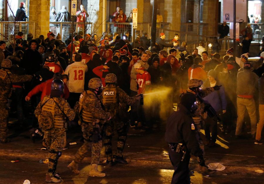 Police Use Tear Gas, Pepper Spray To Break Up OSU Celebrations