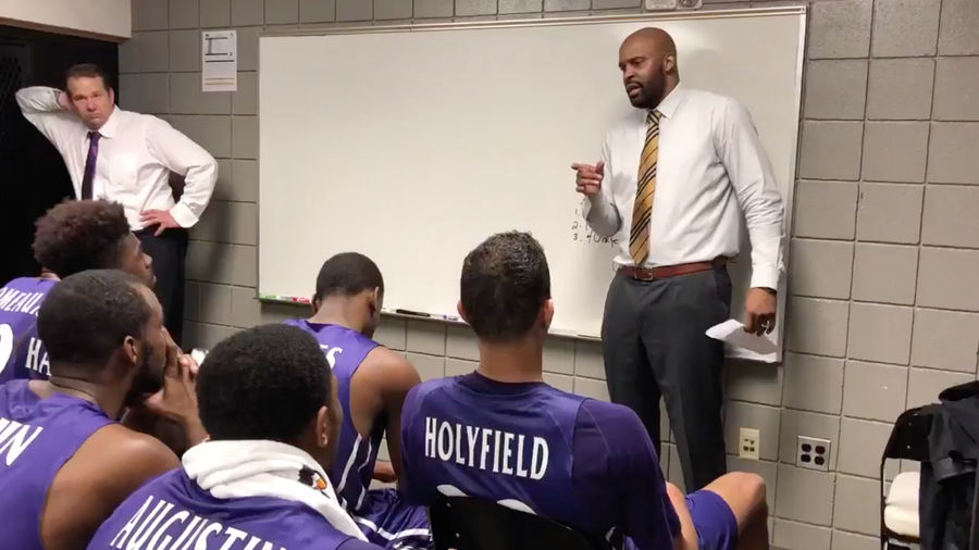 Classy Stephen F. Austin Team Doesn't Refuse Opposing Coach's Weird Pep Talk