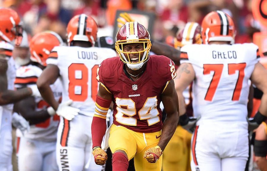 Josh Norman Challenges The NFL To Flag His Beer-Themed Celebration<em></em>
