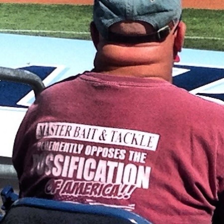 And Now, A Scene From A Rays Spring Training Game