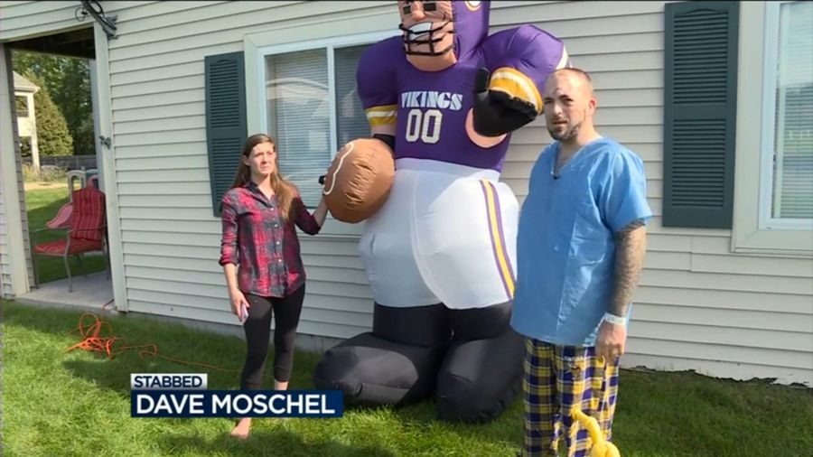 Wisconsin-Based Vikings Fan Says He Was Stabbed Seven Times Over Inflatable Yard Decoration
