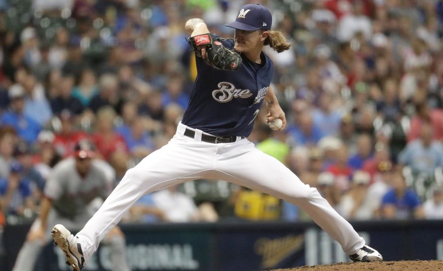 Giants Fans Lustily Boo Josh Hader In First Road Appearance Since Racist Tweets Surfaced<em></em>