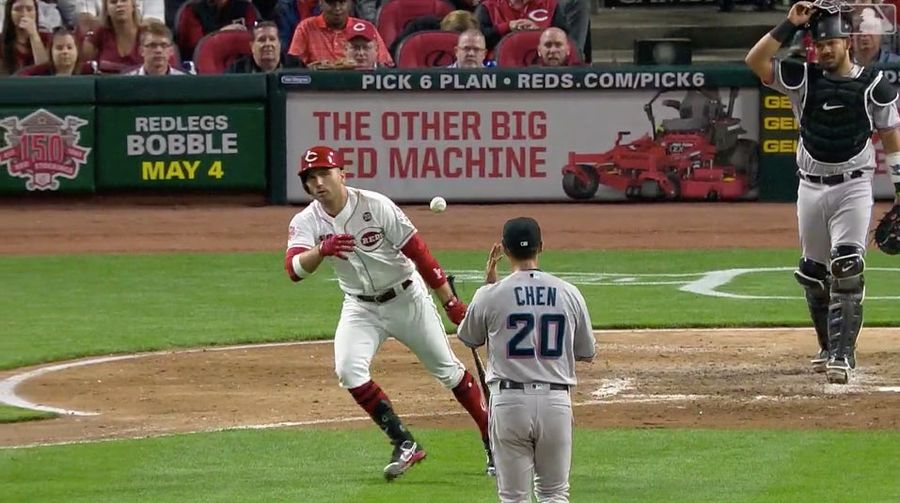 Joey Votto Acts Exceedingly Polite To Pitcher Who Just Plunked Him