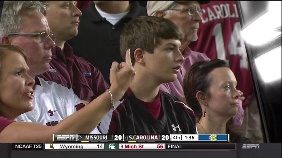 Birds Everywhere In Columbia For Tense Missouri-South Carolina Battle