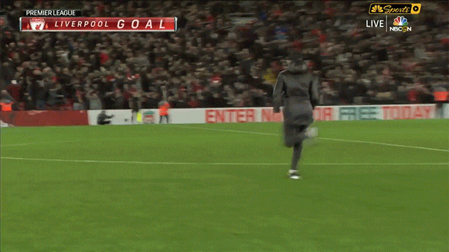 Jurgen Klopp Invades Pitch And Leaps Into Keeper's Arms After Late Liverpool Winner