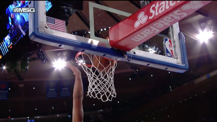 Manu Ginobili Accidentally Passes Ball Straight Through The Hoop, Referees Don't Notice