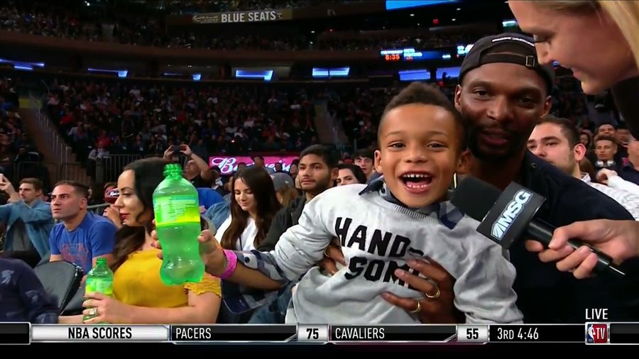 Chris Bosh's Teeny Son Has Yet To Learn The Way Of The Baller