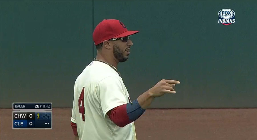 Mike Aviles Makes Marvelous Throw To Gun Down Conor Gillaspie At First