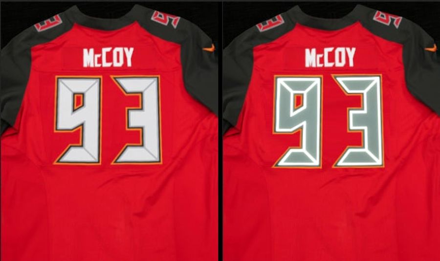 Buccaneers Will Debut Reflective Jersey Numbers Tomorrow