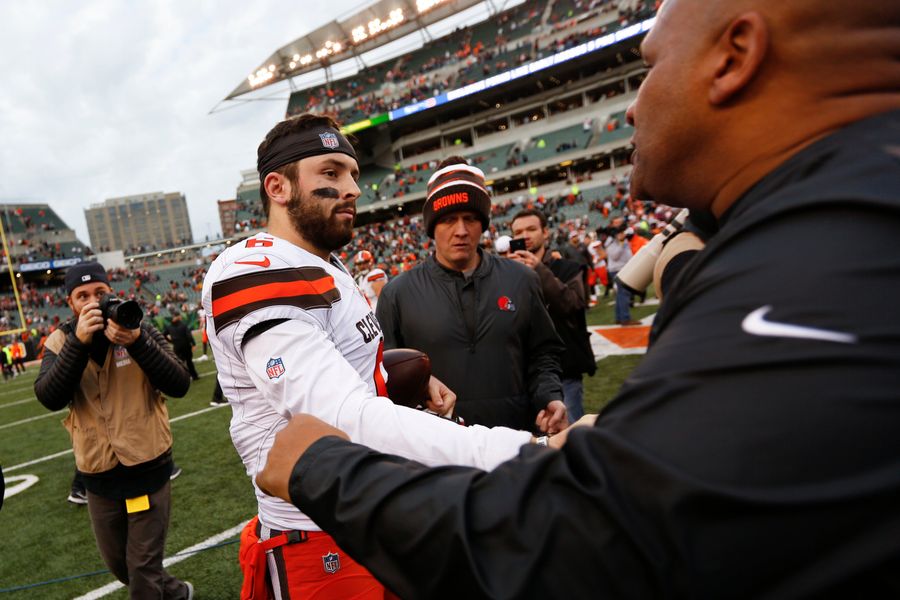 Baker Mayfield Is Still Taking Shots At Hue Jackson