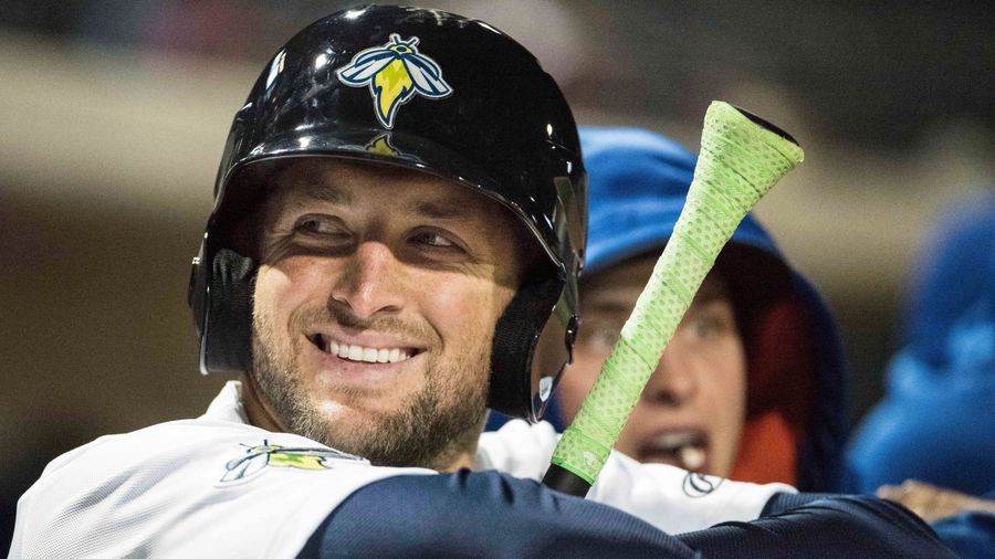 Tim Tebow Walks On Water Sprinkler, Sprains Ankle