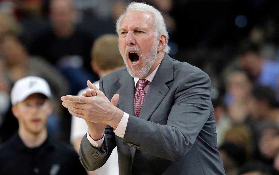 A Courtside View Of Gregg Popovich Screaming At A Referee