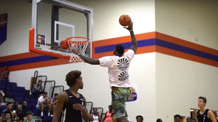 LeBron James Loses His Mind And His Shoe At Bronny&#39;s AAU Games