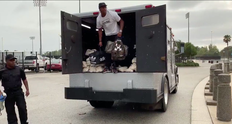 Jalen Ramsey Showed Up At Jaguars Camp In The Back Of An Armored Truck