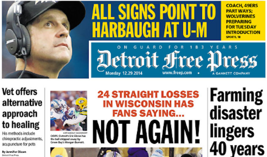 Hey, Newspaper, That's The Wrong Harbaugh