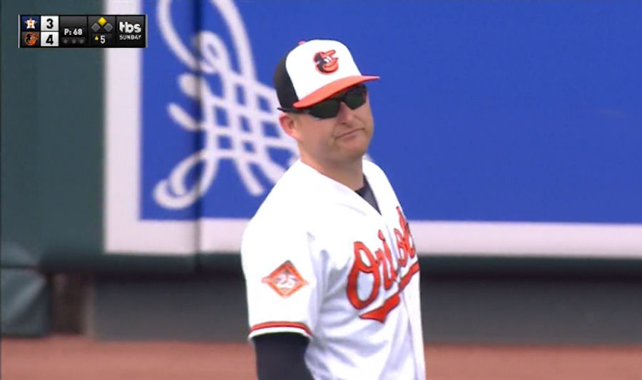Mark Trumbo Made Just The Saddest Damn Baseball Play You Will See Today