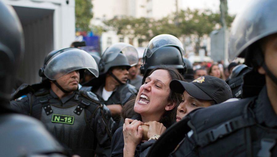 Mass Protests Are Following The Olympic Torch All Over Rio