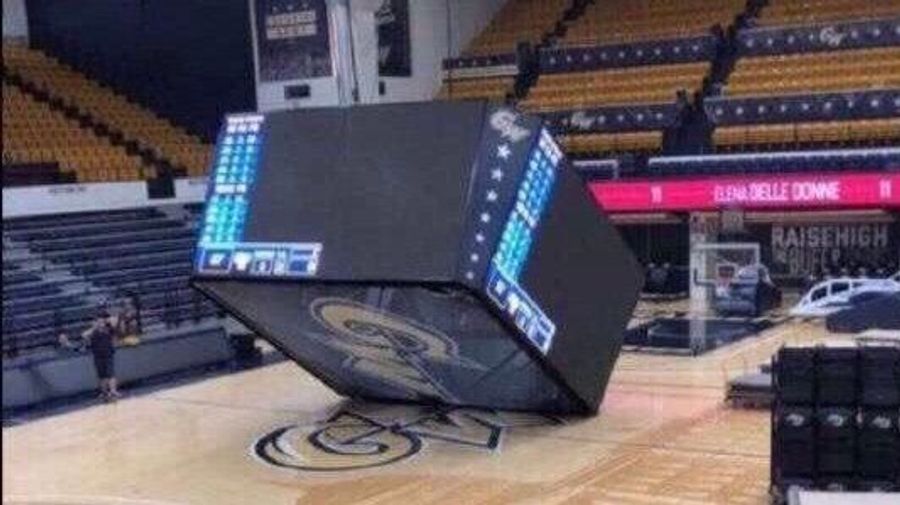 Breaking: The Charles E. Smith Center Jumbotron