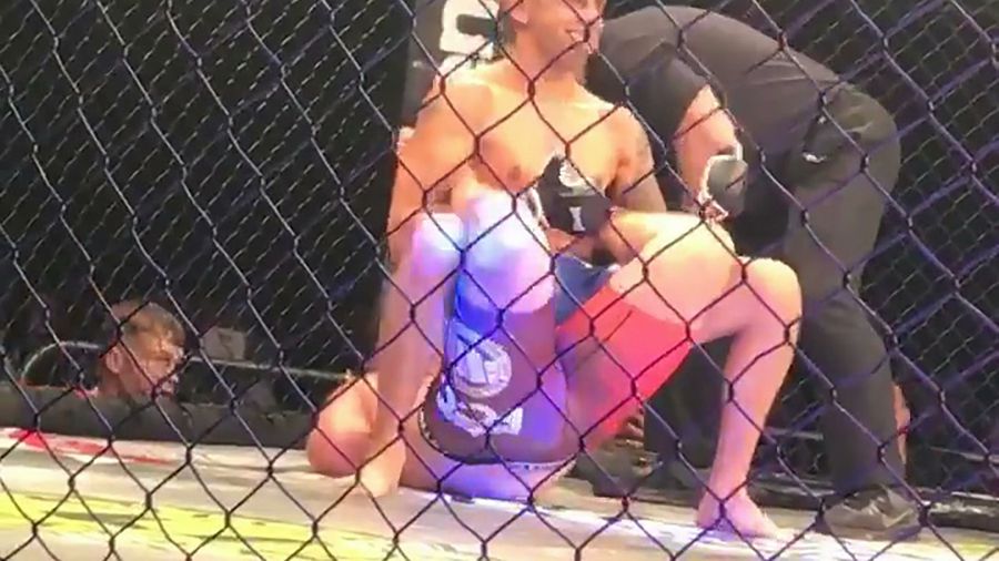 Bah Gawd! Somebody Used The Walls Of Jericho In A Real MMA Match