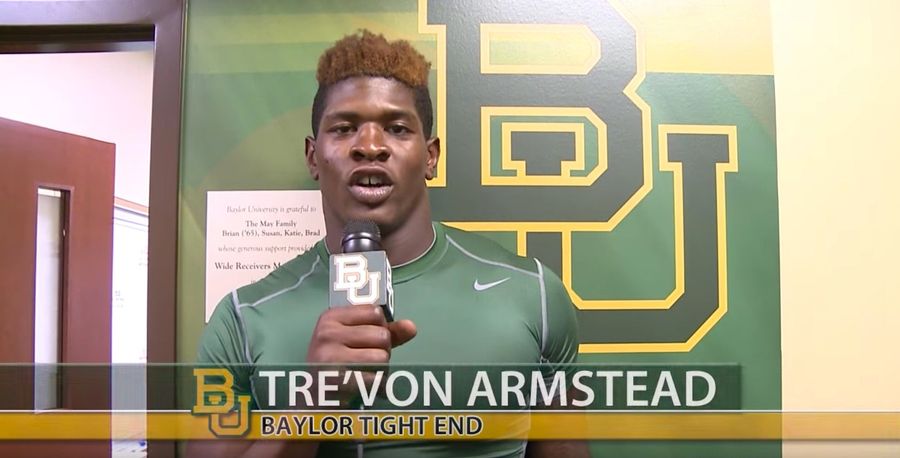 Ex-Baylor TE Tre'Von Armstead Charged With Sexual Assault From 2013