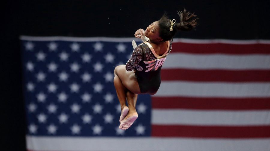 Here Are Some Videos Of Simone Biles Dominating At The National Championships