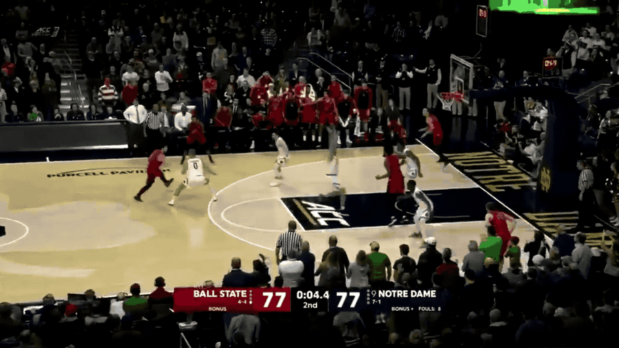 Ball State Hits Game-Winning Three To Upset Notre Dame