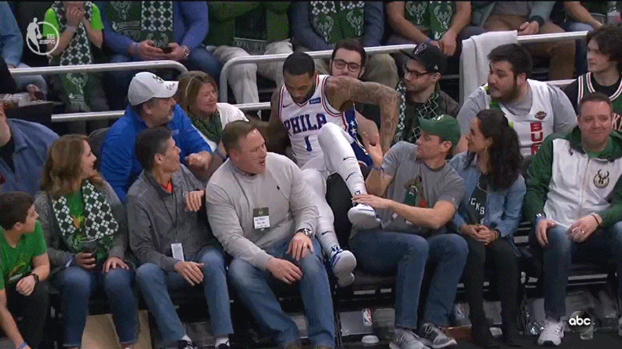 Mike Scott Enjoys Overpriced Cocktail In Between Possessions