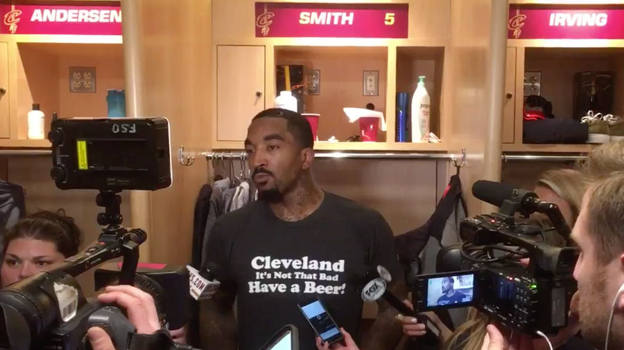 J.R. Smith Wears Shirt