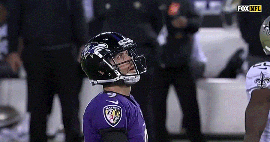 Justin Tucker's First Career Missed Extra Point Came At The Worst Possible Moment