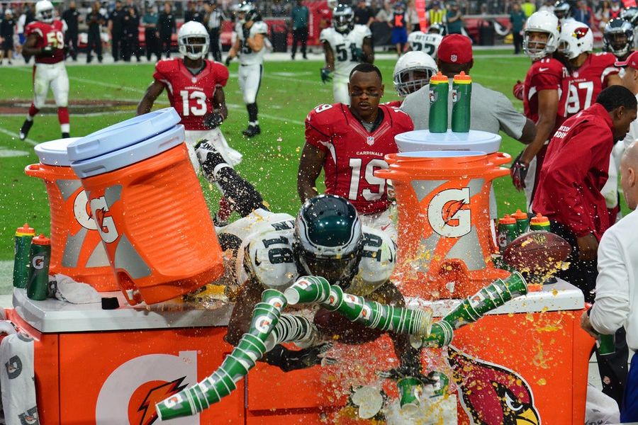 Photos: Jeremy Maclin Goes Bowling For Gatorade