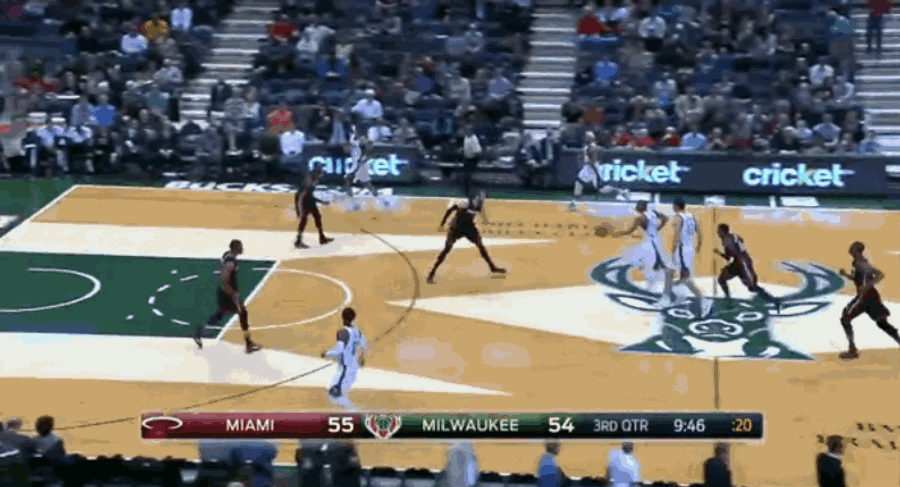 Giannis Antetokounmpo Can Cover A Lot Of Ground With Just Two Steps