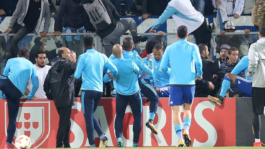 Patrice Evra Ejected From Game Before It Even Starts After Kicking Fan In The Head