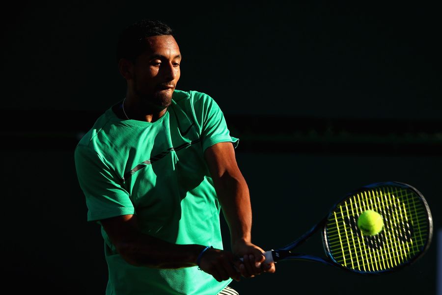 Nick Kyrgios In Sun And Shade