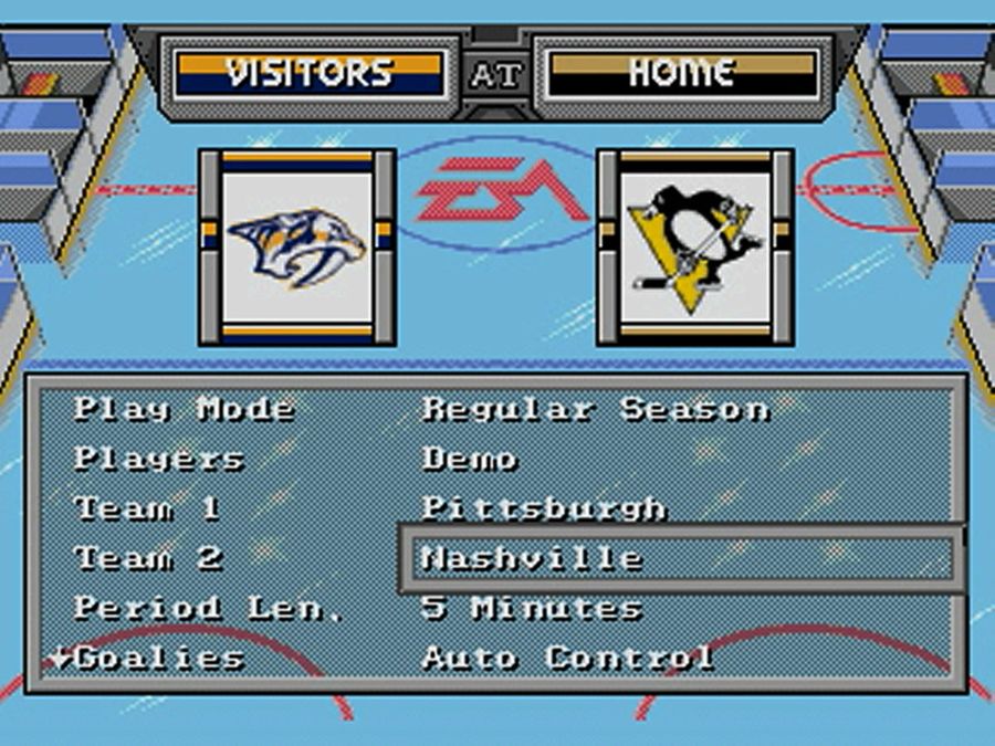 Tonight's Stanley Cup Final Game 1, Simulated In NHL '94 For Sega Genesis
