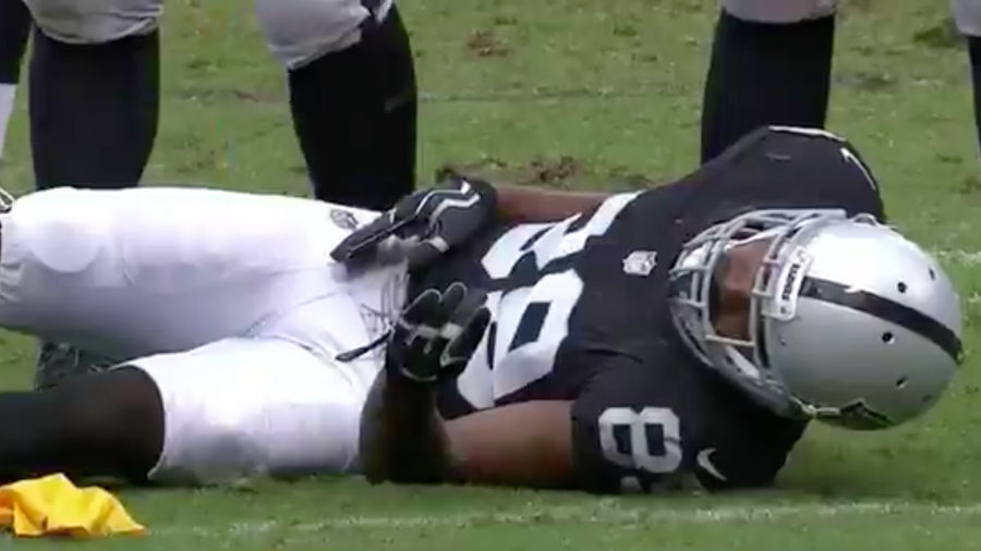 Amari Cooper Knocked Out On Hit From Darian Stewart