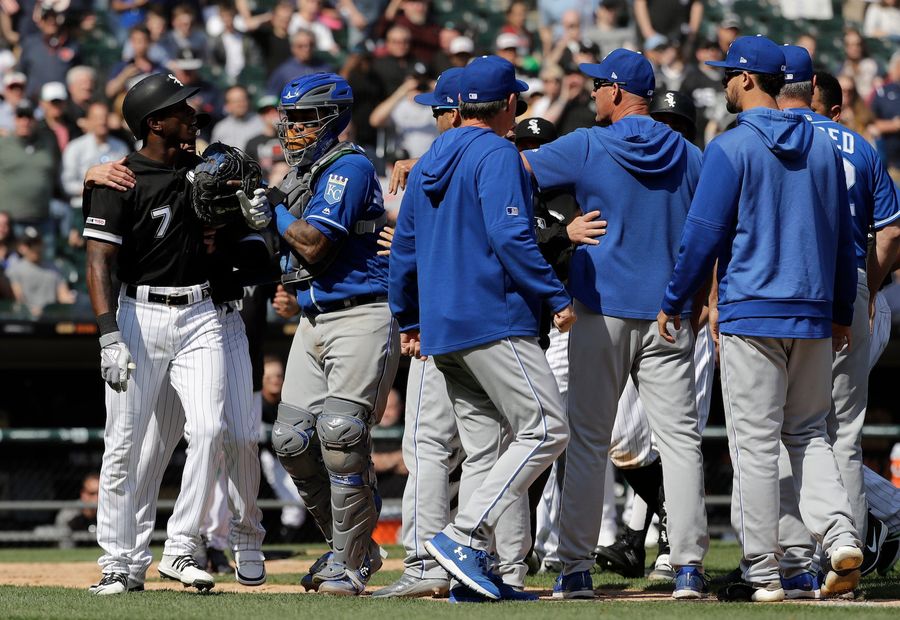 Benches Clear After Royals Plunk Tim Anderson On The Ass For Enjoying His Homer