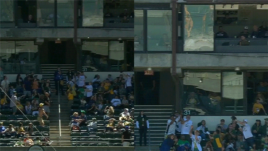 Otherwise Cursed A's Fan Blessed With Two Straight Foul Balls