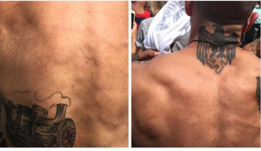 Man With Nazi Tattoos Attends Indians Game