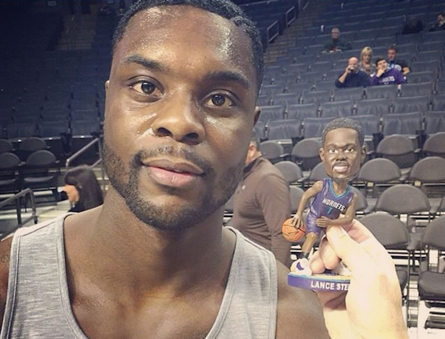Lance Stephenson&#39;s Unimpressed With His Bobblehead