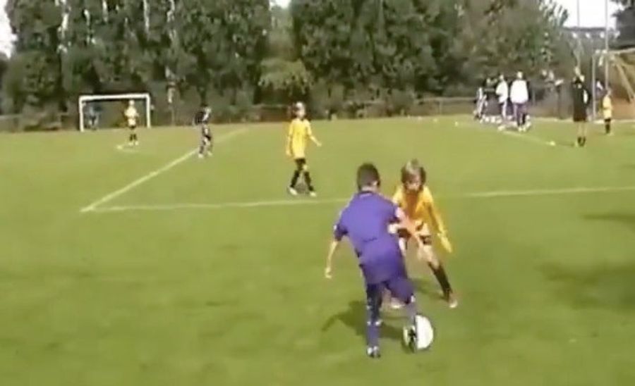 Get A Load Of This Young Soccer Boy Just Savaging People On The Pitch
